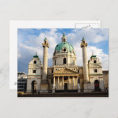 St.-Charles-Kirche Postkarte (Vorne/Hinten)