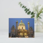 St.-Charles-Kirche Postkarte (Stehend Vorderseite)
