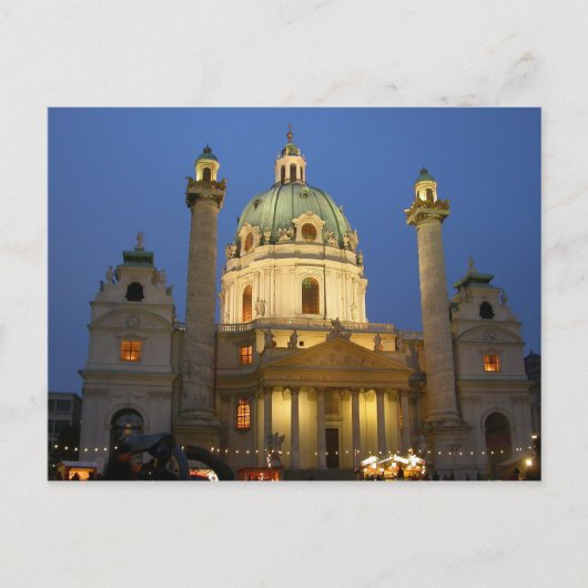 St.-Charles-Kirche Postkarte (Vorderseite)