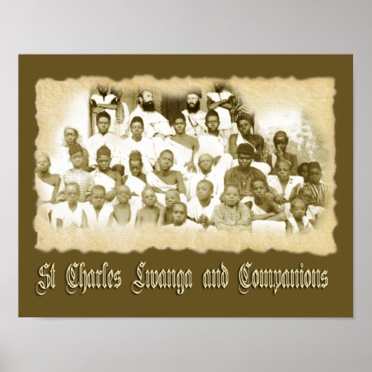 ST CHARLES LWANGA UND UNTERNEHMEN POSTER (Vorne)