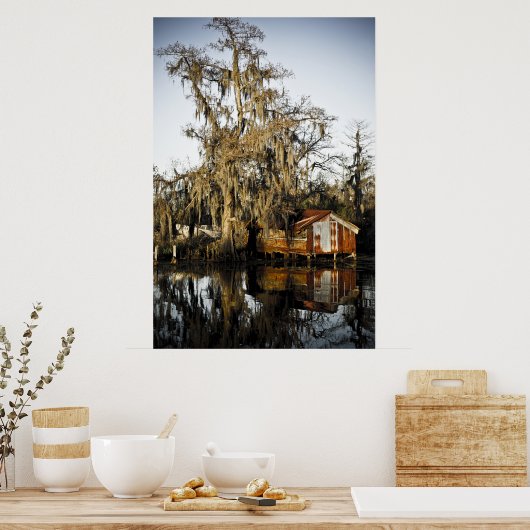 St. Charles Parish Swamp Reflektionen Poster (Küche)