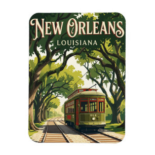 St. Charles Streetcar USA Magnet