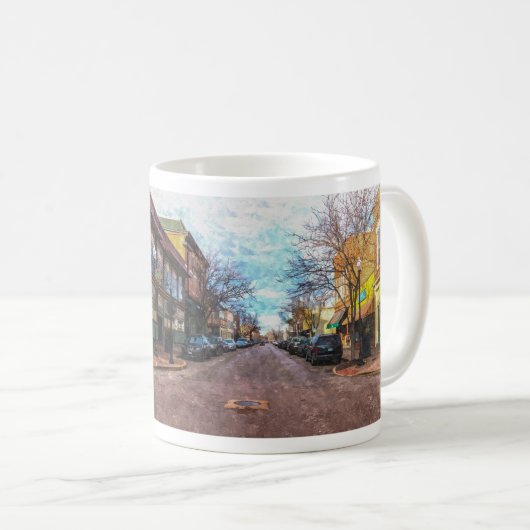 St- Charleshauptst. Painterly Kaffeetasse (VorderseiteRechts)