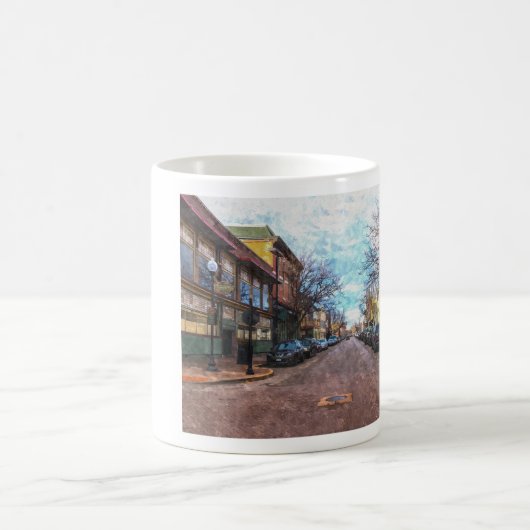 St- Charleshauptst. Painterly Kaffeetasse (Mittel)