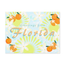 St chic Florida-Sonne Orangenblüten Blumen