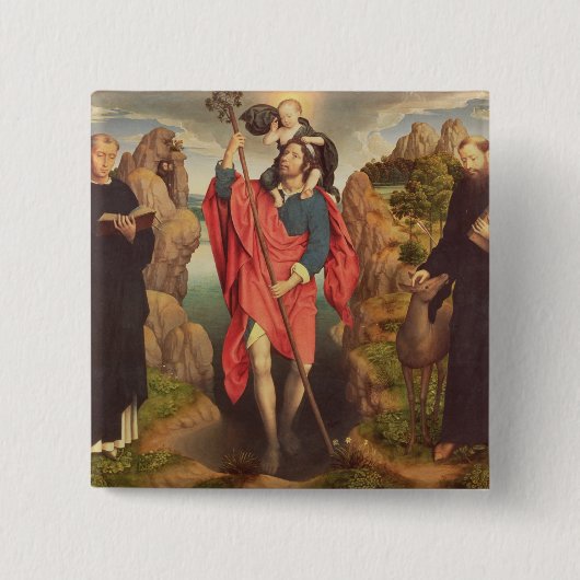 St Christopher, 1484 Button (Vorderseite)