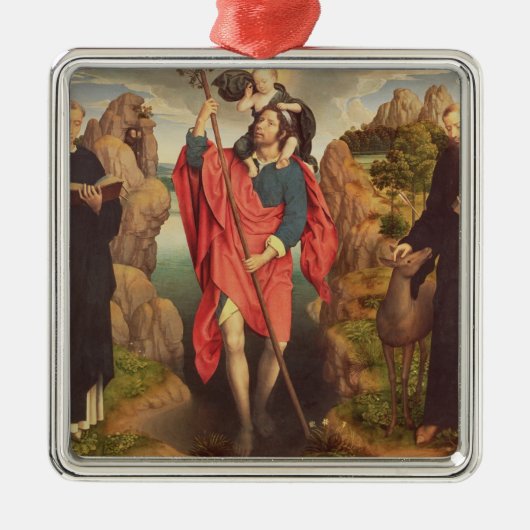 St Christopher, 1484 Ornament Aus Metall (Vorne)