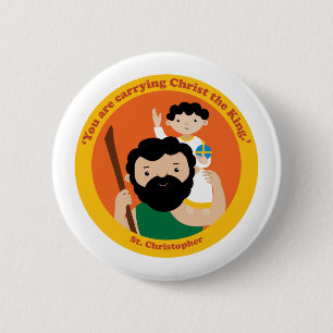 St Christopher Button