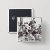 St Christopher, das den Säugling Christus, 1511 Button (Vorne & Hinten)