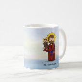 St. Christopher Festtag St. Christopher Kaffeetasse (VorderseiteRechts)