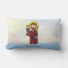 St. Christopher Festtag St. Christopher Lendenkissen