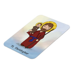 St. Christopher Festtag St. Christopher Magnet