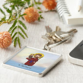 St. Christopher Festtag St. Christopher Schlüsselanhänger (Seite)