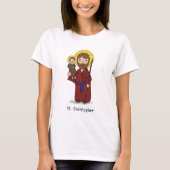 St. Christopher Festtag St. Christopher T-Shirt (Vorderseite)