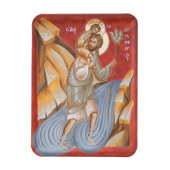 St Christopher Icon Magnet (Vertikal)