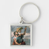 St Christopher. .keychain Schlüsselanhänger (Vorne)
