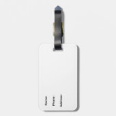 St. Christopher Luggage Tag Gepäckanhänger (Rückseite vertikal)