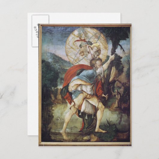 St. Christopher Postkarte (Vorne/Hinten)
