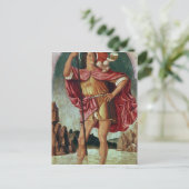 St. Christopher Postkarte (Stehend Vorderseite)