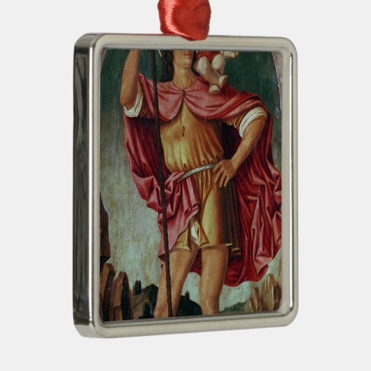 St Christopher Silbernes Ornament (Rechts)