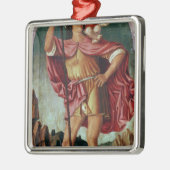 St Christopher Silbernes Ornament (Links)