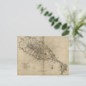 St. Christopher (St. Kitts), Karibik Karte (Stehend Vorderseite)