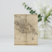 St. Christopher (St. Kitts), Karibik Karte (Stehend Vorderseite)