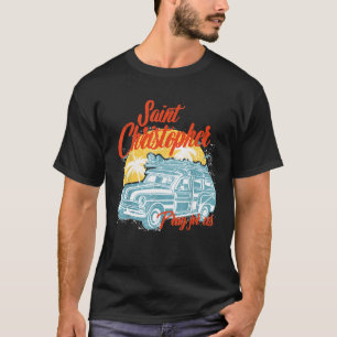 St Christopher Surf Schutzheilige der Surfen Gesch T-Shirt