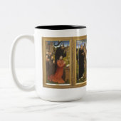 St. Christopher (The Moreel Triptych) Zweifarbige Tasse (Links)