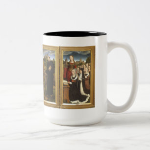 St. Christopher (The Moreel Triptych) Zweifarbige Tasse