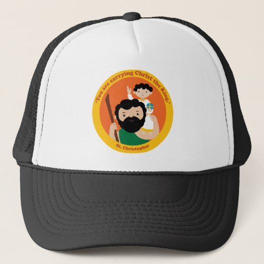 St. Christopher Truckerkappe (Vorderseite)