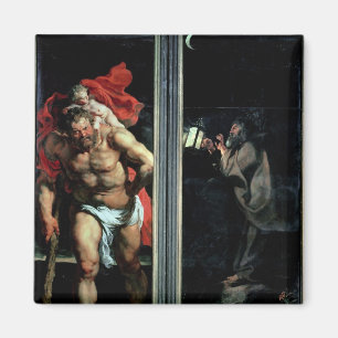 St Christopher und der Einsiedler Magnet