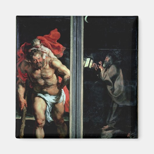 St. Christopher und der Einsiedler Magnet (Vorne)