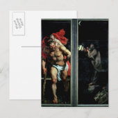St. Christopher und der Einsiedler Postkarte (Vorne/Hinten)