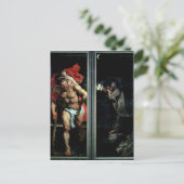 St. Christopher und der Einsiedler Postkarte (Stehend Vorderseite)