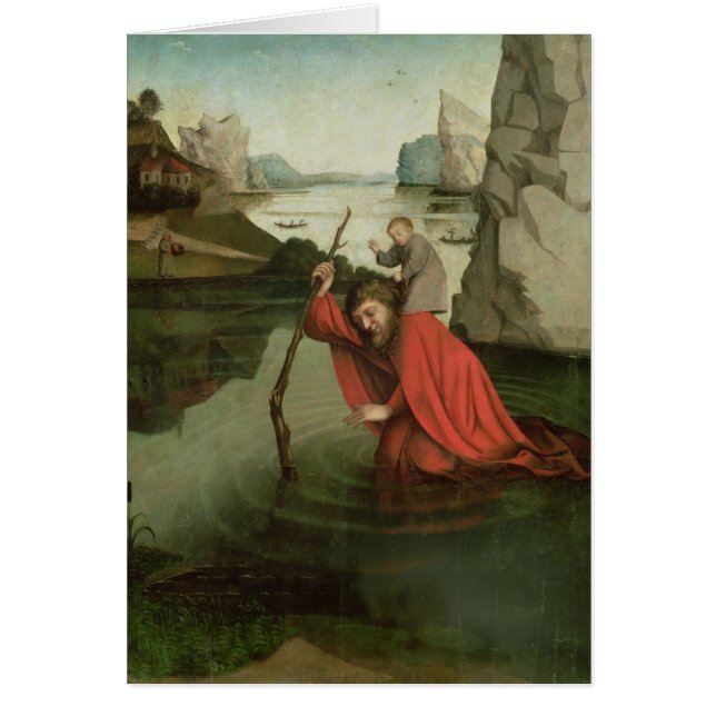 St Christopher, welches das Christus-Kind trägt (Vorne)