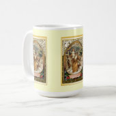 St Christopher, welches das Kind Jesus trägt Kaffeetasse (Vorderseite Links)