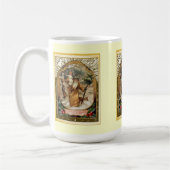 St Christopher, welches das Kind Jesus trägt Kaffeetasse (Links)
