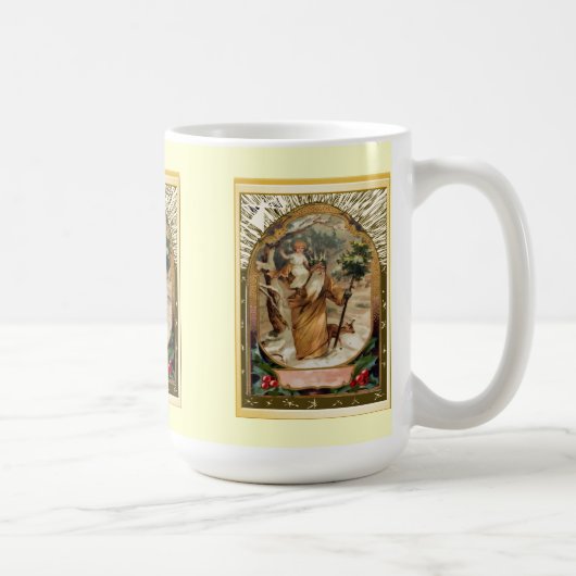 St Christopher, welches das Kind Jesus trägt Kaffeetasse (Rechts)