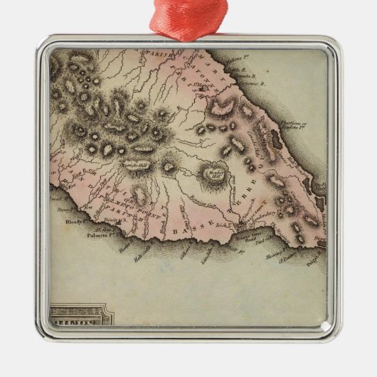 St. Christophers Ornament Aus Metall (Vorne)