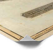 St Christophers Poster (Ecke)