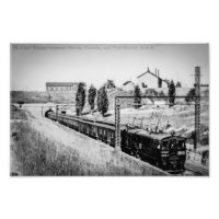 St. Clair River Tunnel Vintage Postkarte