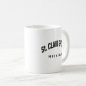 St. Clair Shores Michigan MI Kaffeetasse (VorderseiteRechts)