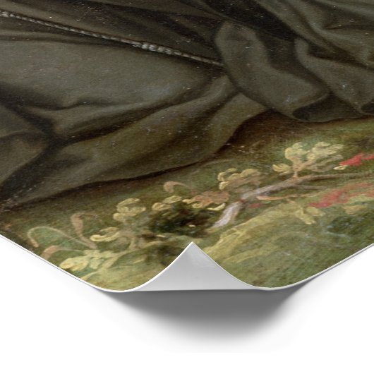 St. Claire mit Schwester, Agnes und Nonnen Poster (Ecke)