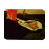 St. Clare, c. 1485-90 (Tempel auf Tafel) Magnet (Horizontal)