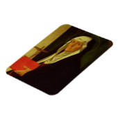 St. Clare, c. 1485-90 (Tempel auf Tafel) Magnet (Linke Seite)