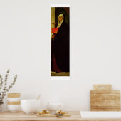 St. Clare, c. 1485-90 (Tempel auf Tafel) Poster (Küche)