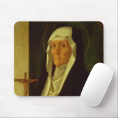 St. Clare, c.1485-90 (Tempera auf Platte) Mousepad (Mit Mouse)