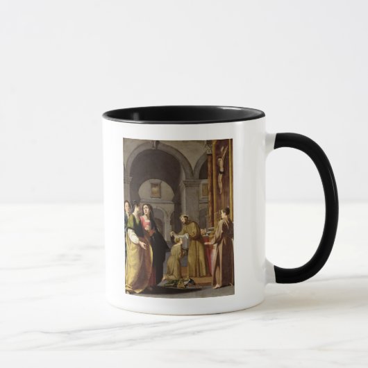 St. Clare, das den Schleier von St Francis Tasse (Rechts)