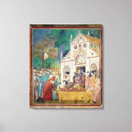St. Clare Embraces the Body of St. Francis Leinwanddruck (Vorderseite)